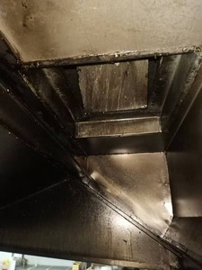 大型抽油烟机清洗前